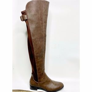 Shoe Dazzle Jazzlyn Riding Boot Brown